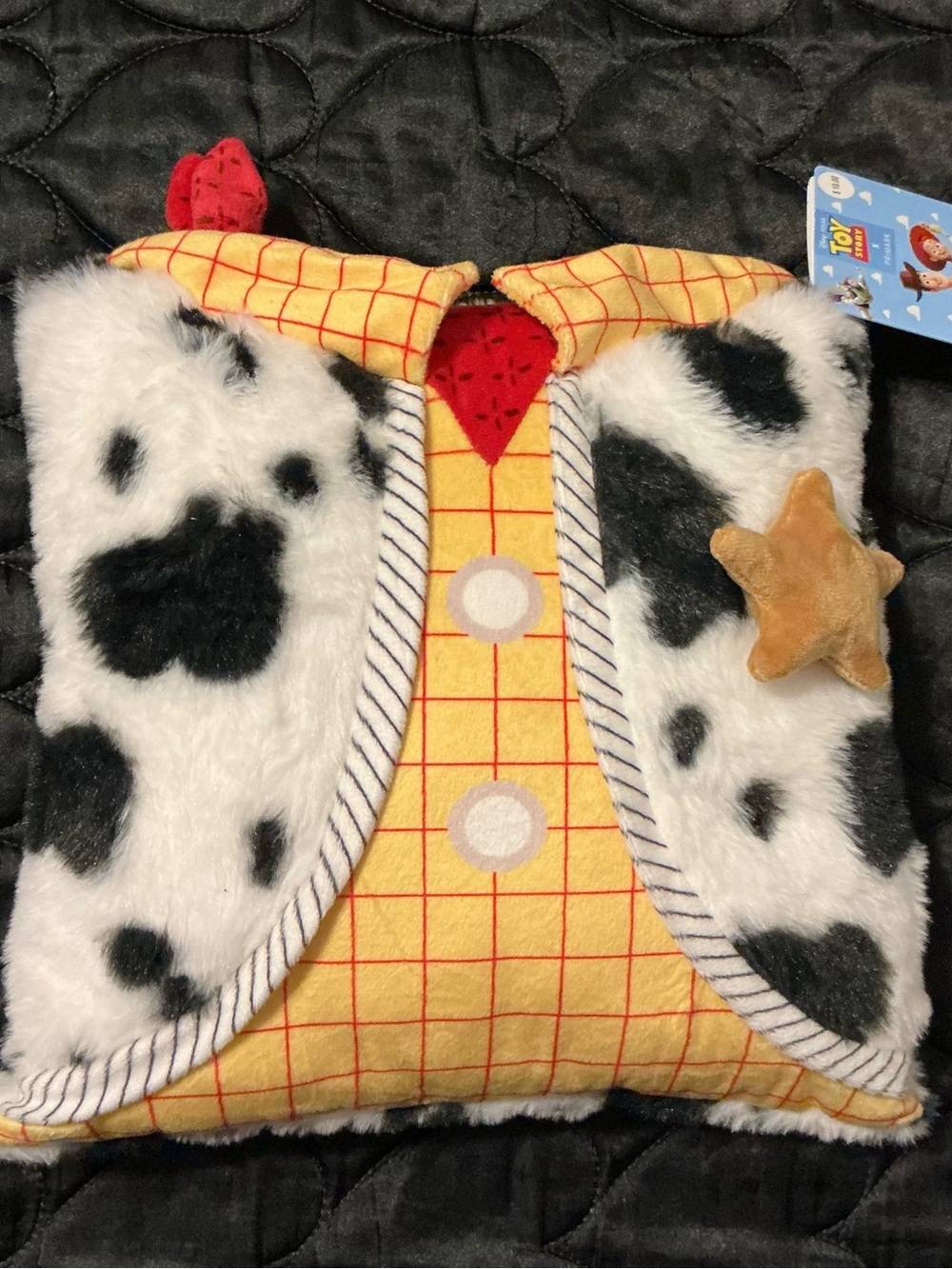 Disney Woody Plush Costume Pillow - Yellow, White, Black, Red, Gold